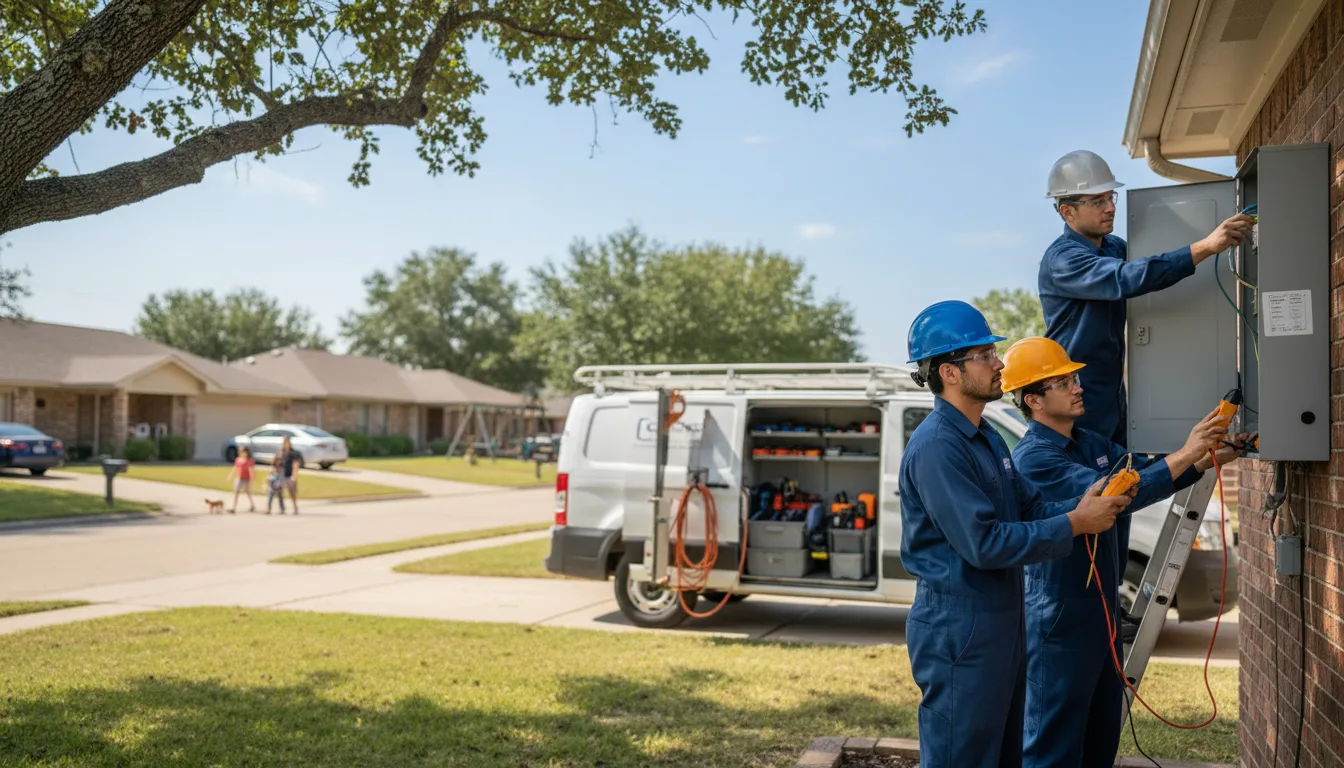 Certified electrician providing emergency electrical services in Pinola, MS